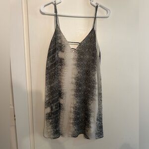 Audrey snake print mini dress